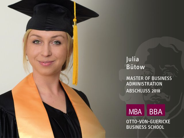 Julia Bütow (MBA-Abschluss 2018)
